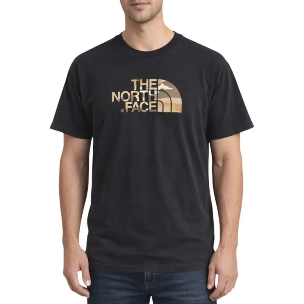 The North Face Logo Tee – Men’s Medium – Black Short Sleeve Graphic T‑Shirt
